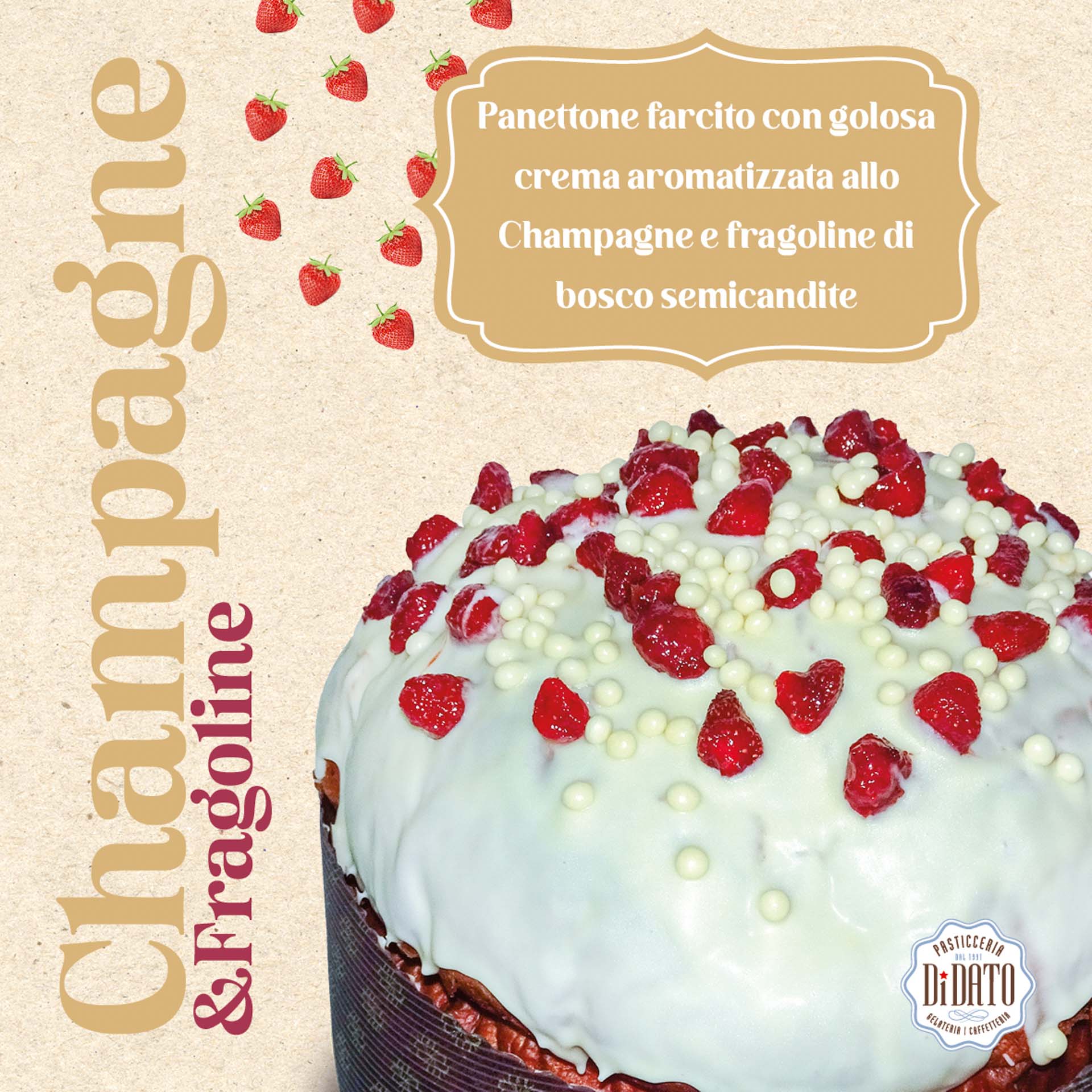 Panettone Champagne & Fragoline